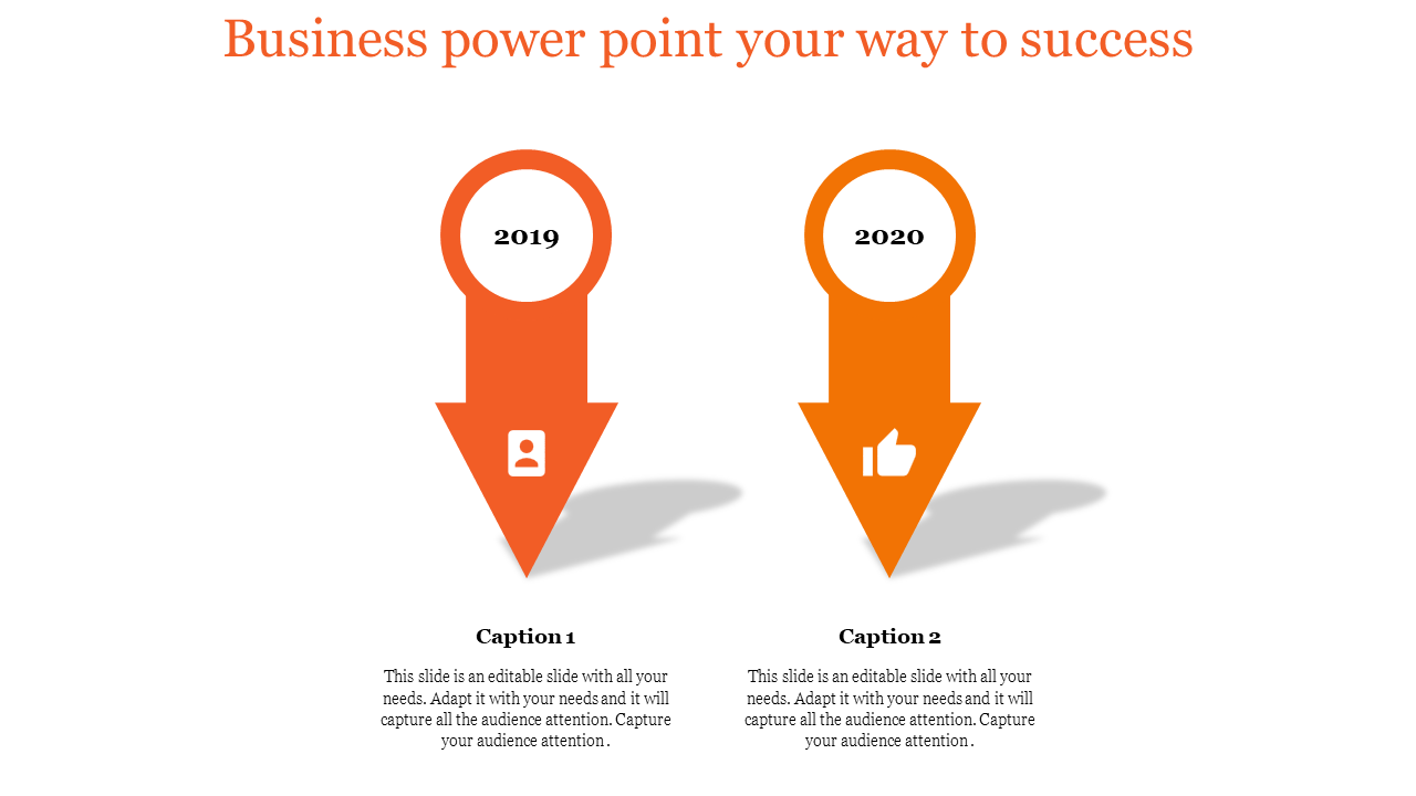 business powerpoint-Business power point your way to success-2-Orange